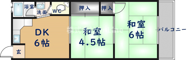 【間取り】 | 森川ハイツ