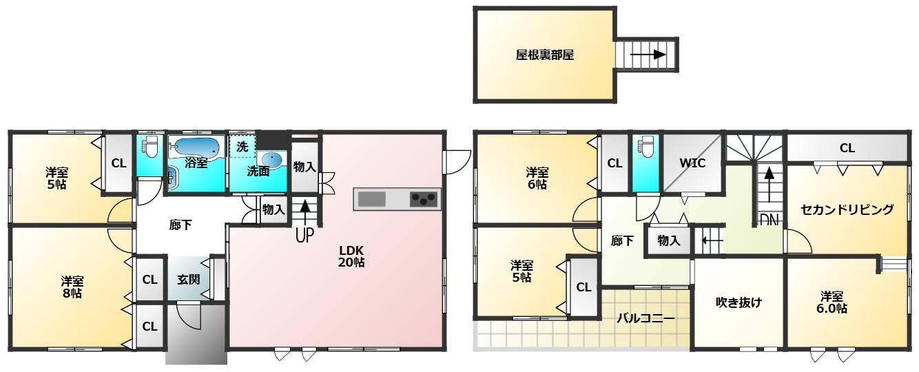 八代市松崎町593-2の間取り