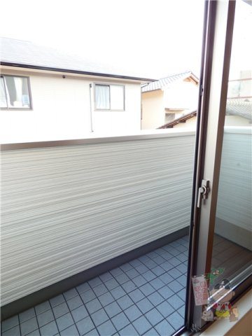 半田山カシーヤのバルコニー