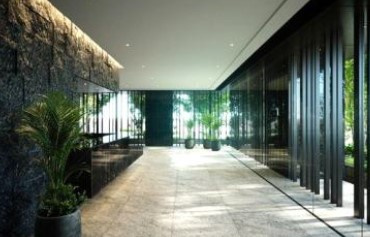 プラウドタワー渋谷のエントランス