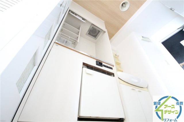 YKハイツ中崎Ⅱのキッチン|※類似部屋