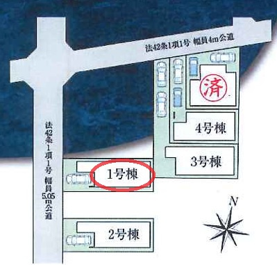 【区画図】 | ファーストタウン東大阪市第１豊浦町 | 区画図