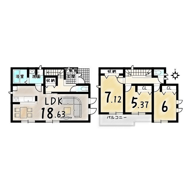滝ノ町2丁目　2号棟