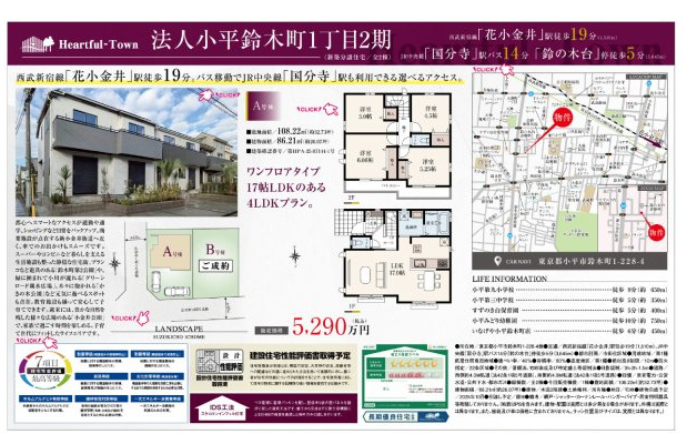 【その他】 | 【Heartfull Town】小平鈴木町１丁目２期 | 〇本物件の売主が作成した販売用図面です〇　