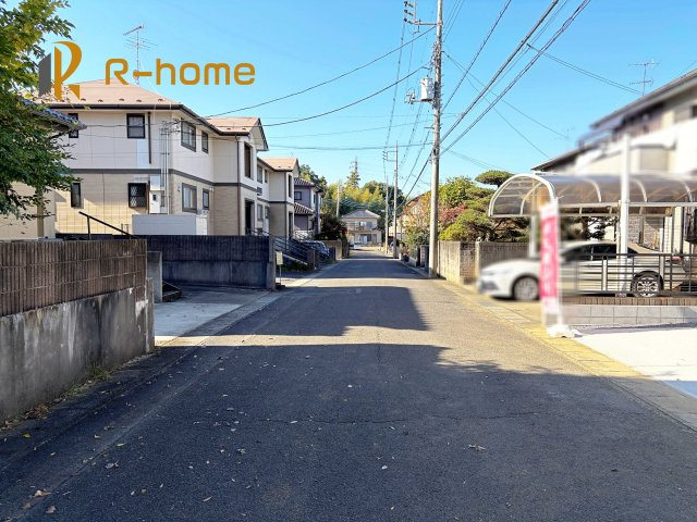龍ケ崎市城ノ内8期　新築戸建て　1号棟の前面道路含む現地写真|堂々！建物完成♪実際のお部屋をご見学可能です♪
ご見学が一番の資料！お気軽にお問い合わせ下さい♪