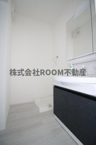 CASTELLO　Cの洗面所|スペースが確保できる洗面所です