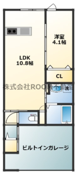 CASTELLO　Cの間取り