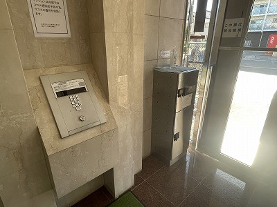 朝日プラザ京町のその他共用部分|集合インターホン、宅配ボックス