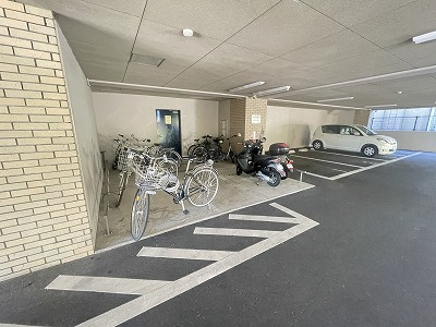 朝日プラザ京町のその他共用部分|駐輪場、バイク置場
