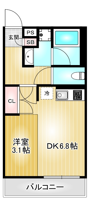 AXIA八熊|名古屋市の賃貸ならMy賃貸の間取り|AXIA 八熊