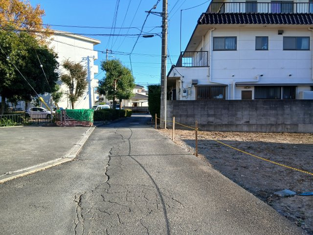 東松山市若松町 土地58坪の外観|北側約2.7ｍ公道に約12.4ｍ接道