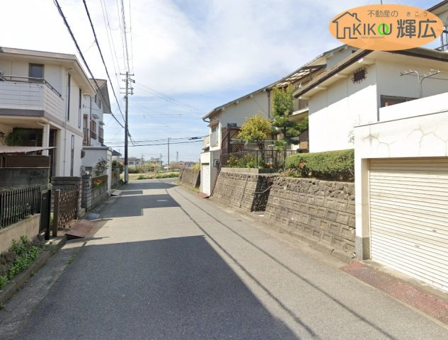 明石市魚住町金ケ崎　土地の前面道路含む現地写真