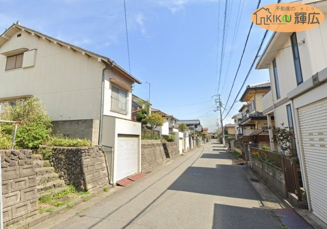 明石市魚住町金ケ崎　土地の前面道路含む現地写真