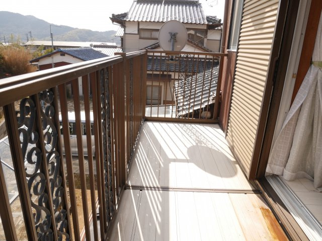 桜畠戸建てのバルコニー