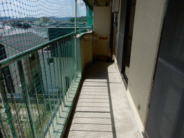 マンション堂本のバルコニー