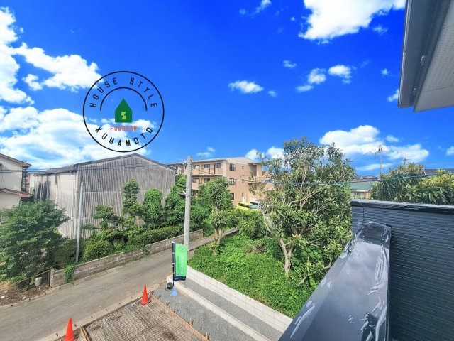 N・上益城郡益城町大字古閑第2-2棟（1号棟）　の展望|窓から緑が見える物件も魅力的です。