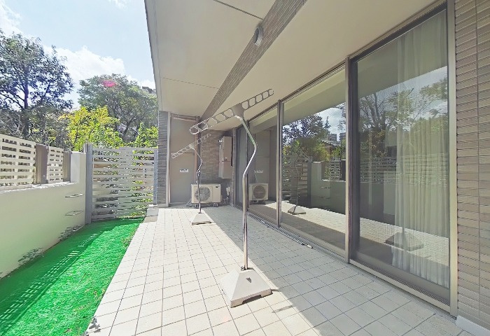 パークハウス千里中央ノーザン・レジデンスの庭