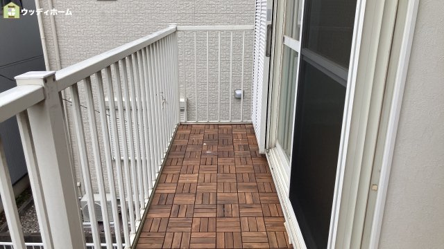 川口市行衛　中古一戸建てのバルコニー