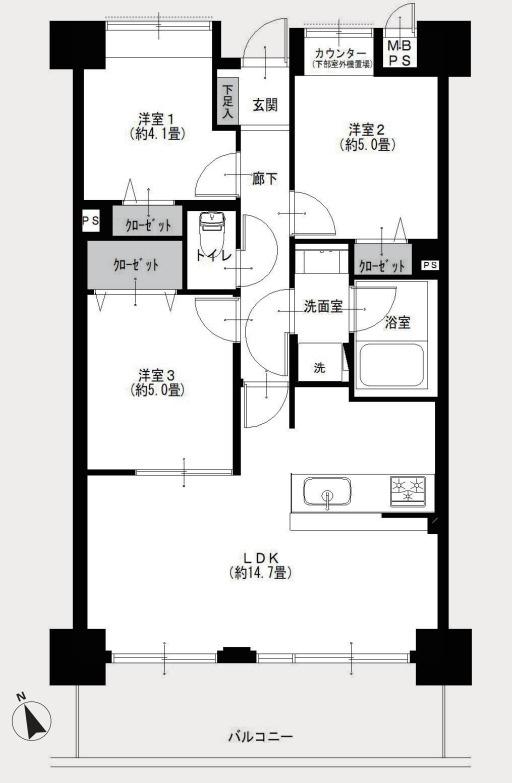 ライオンズプラザ茅ヶ崎駅前の外観