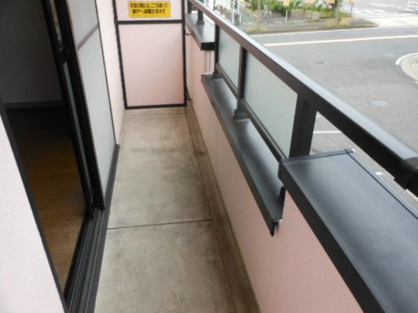 ハッピーバレイのバルコニー