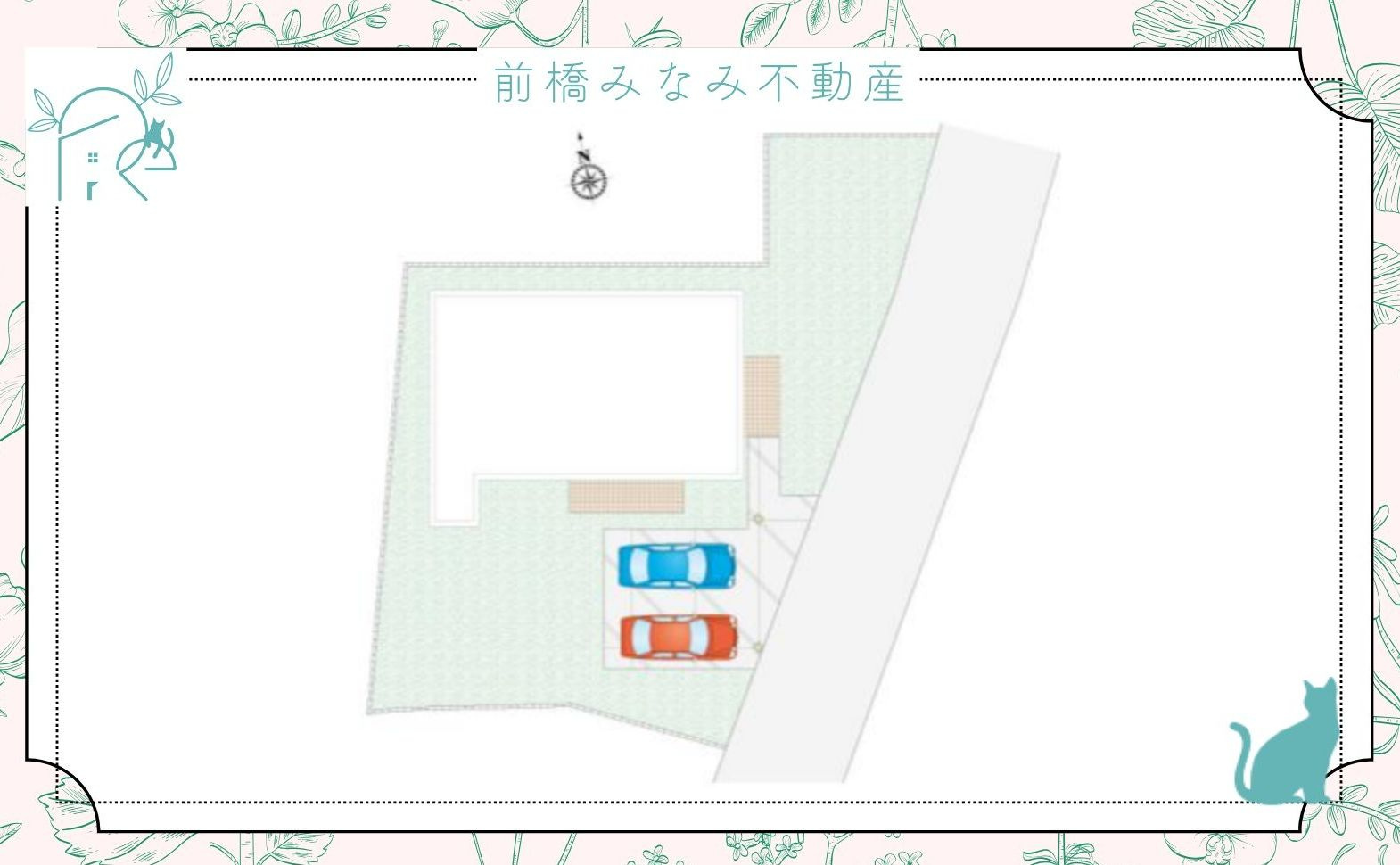 前橋市箱田町　限定1棟　新築建売の区画図