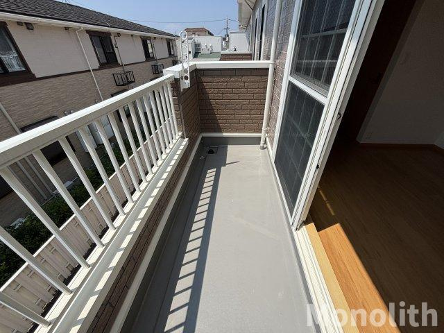 サンリット忠岡のバルコニー
