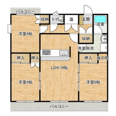 【間取り】 | ブリス旭ヶ丘