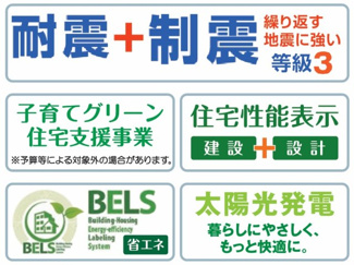 【構造・工法・仕様】 | 【仲介手数料無料！！】稲城市大丸　新築戸建て（全3棟）2号棟　6730万円
