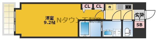 【間取り】 | S-RESIDENCE大曽根駅前 | 間取りです。