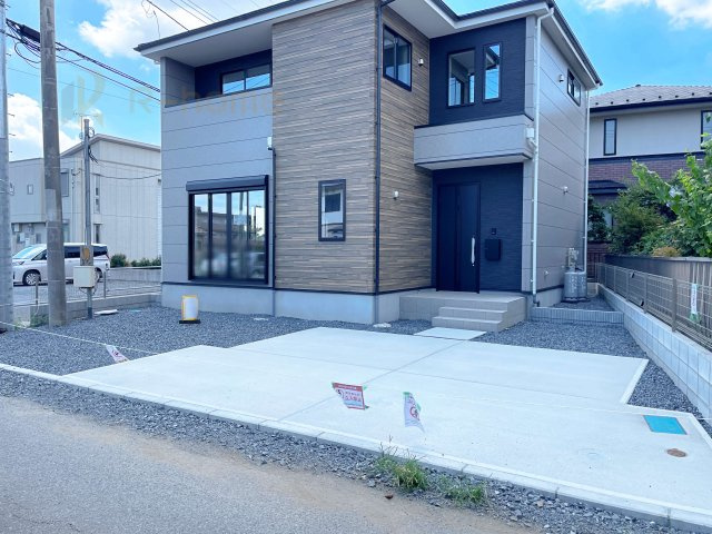 水戸市元吉田町3期　新築戸建て　1号棟の駐車場|カースペースは2台お停めいただけます♪