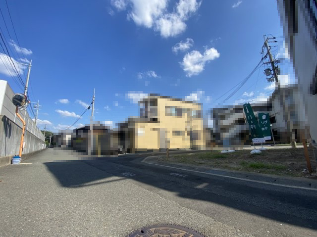 【成約済】長岡京市東神足2丁目の前面道路含む現地写真|現地ご案内可能です！お気軽にお問い合わせください！