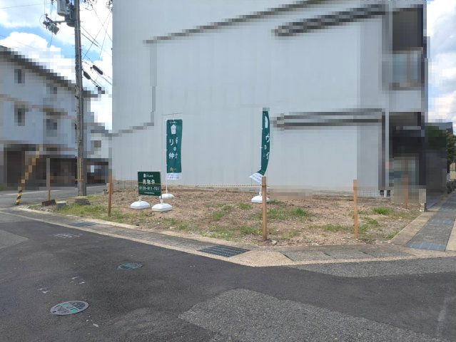 【成約済】長岡京市東神足2丁目の外観|約21.48坪の建築条件無売土地
お好きなハウスメーカー・工務店で建築可能です！