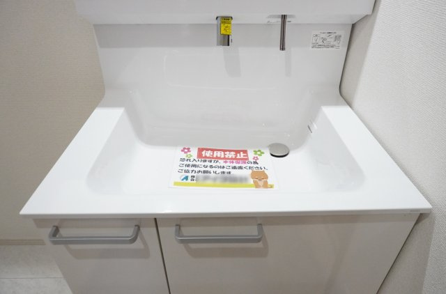 越谷市大字下間久里 新築分譲住宅 全2棟 No,1の独立洗面台