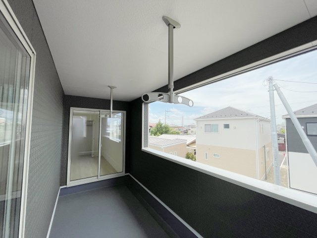 新築戸建・建売　大田原市末広第5　Cradle Garden　全4棟のバルコニー