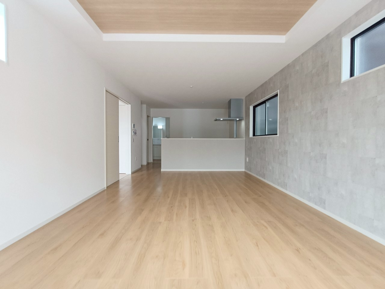 八潮市　八條　新築戸建　全1棟の居間・リビング|施工例です