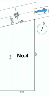 【土地図】 | 【仲介手数料無料！！】府中市西原町2丁目　建築条件付き売地（全４区画）No.4　3690万円