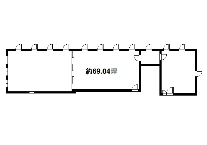 杉田店舗ビルの間取り