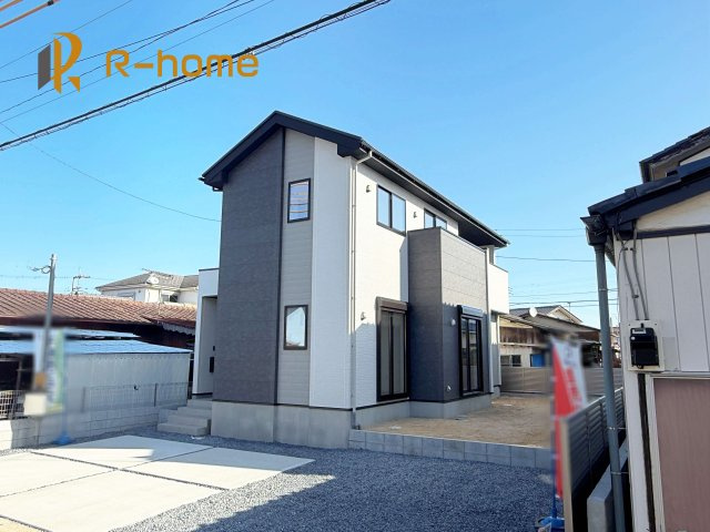 ひたちなか市津田4期　新築戸建て　1号棟の外観|ご予約を頂ければ、『平日』はもちろん『早朝』や『夜間』もご見学可能です♪お気軽にお申し付けください♪