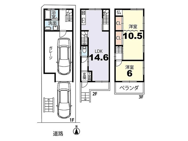 【間取り】 | 山科区東野森野町　中古戸建