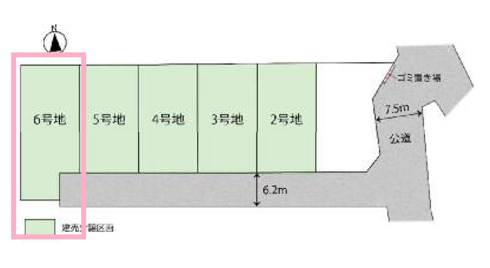 【新築戸建】高崎市箕郷町生原　の区画図|■区画図