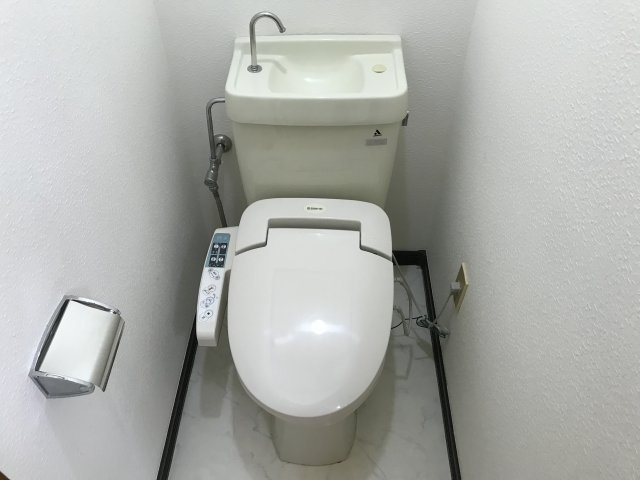 平和コーポ1号館のトイレ