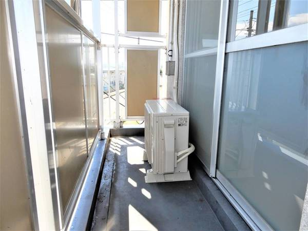 ビレッジハウス立谷川1号棟のバルコニー|ビレッジハウスの同一物件・同一タイプの間取りの写真です