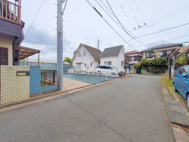 祝　成約済み　八王子市　諏訪町　売地の前面道路含む現地写真|～仲介手数料無料☆八王子ひなた不動産～八王子市諏訪町　売地