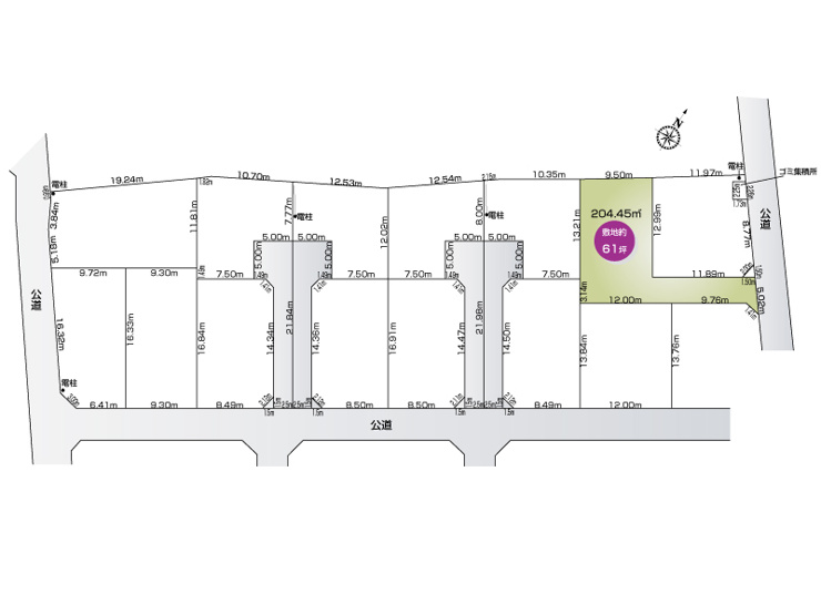【6号地　区画図】