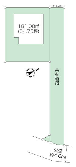 50坪以上！海岸まで歩いて10分 初声町和田建築条件無し売地の画像