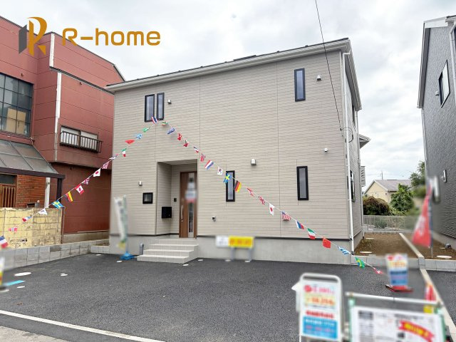 水戸市西原第9　新築戸建て　2号棟の外観|ご予約を頂ければ、『平日』はもちろん『早朝』や『夜間』もご見学可能です♪お気軽にお申し付けください♪
