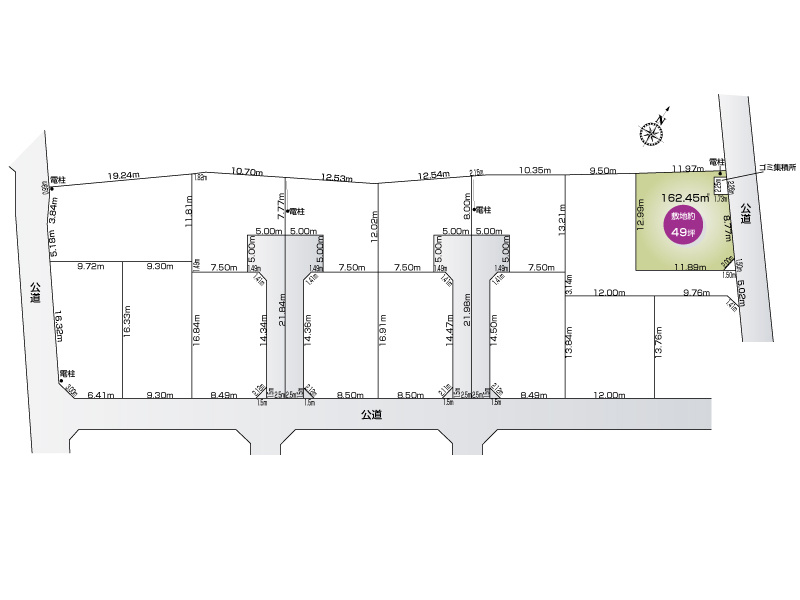 【7号地　区画図】