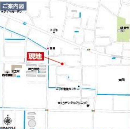 佐波郡玉村町斎田　E号棟(全６棟)　ハートフルタウン　新築建売分譲の地図