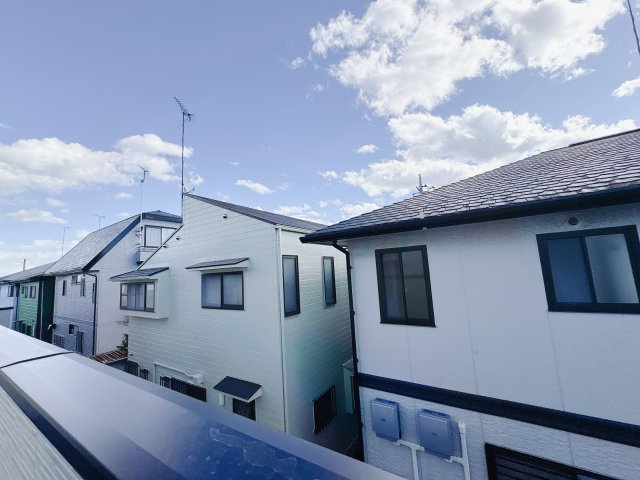 宇都宮市東峰町 ２期 新築住宅 全４棟の展望|○2号棟　バルコニーから○
バルコニーからの南側眺望。十分な陽当りが確保されています！是非現地にてご体感下さい。まずはお気軽にご連絡下さいませ！
※2025年11月撮影
