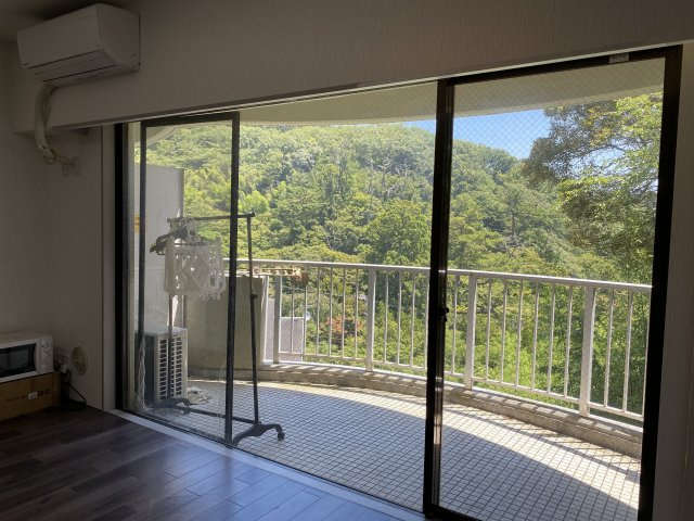 ベルエール熱海来の宮のバルコニー